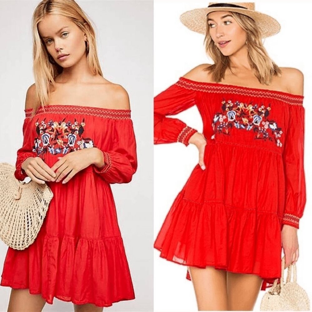 SALE -- [Free People] Sunbeams Minidress NWOT Small